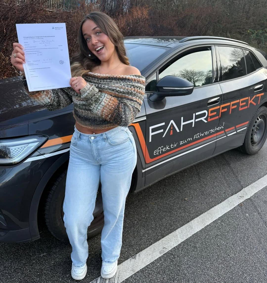 Gianna - Erfolgreicher Fahrschüler